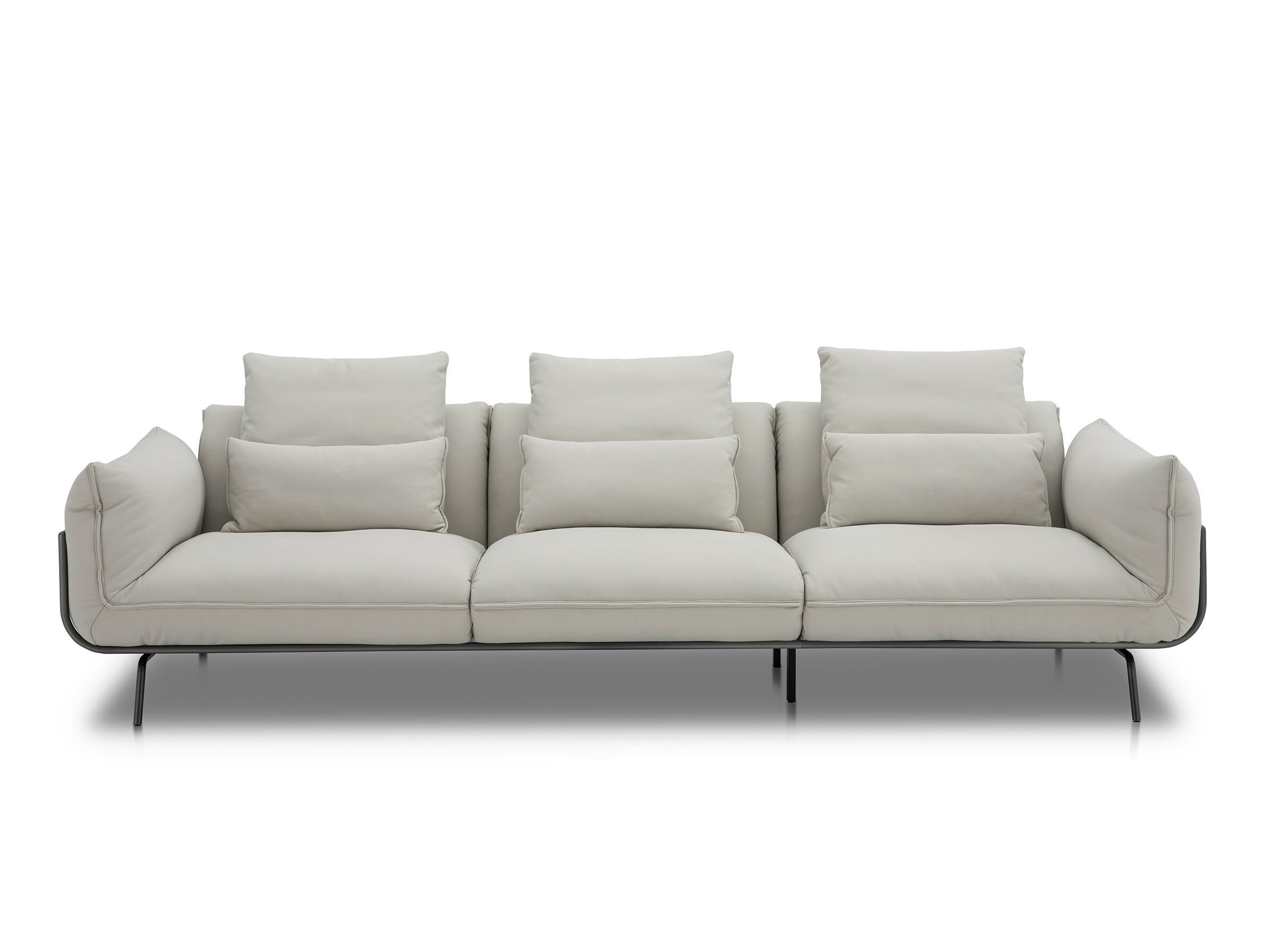 3-местный кожаный диван CAMPO DE' FIORI AURORA ARCH-00027555