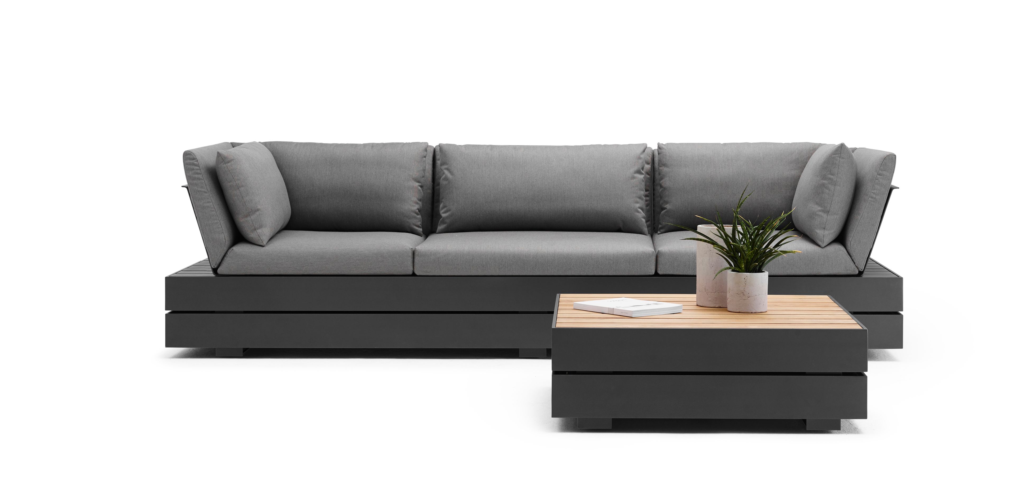 3-местный тканевый садовый диван solpuri Boxx ARCH-00103968 - Вид №2