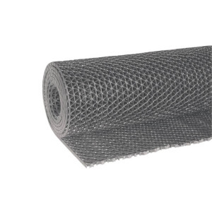 Антискользящее покрытие Зиг-Заг 0,9х10 м без подложки 4,5 мм Серый