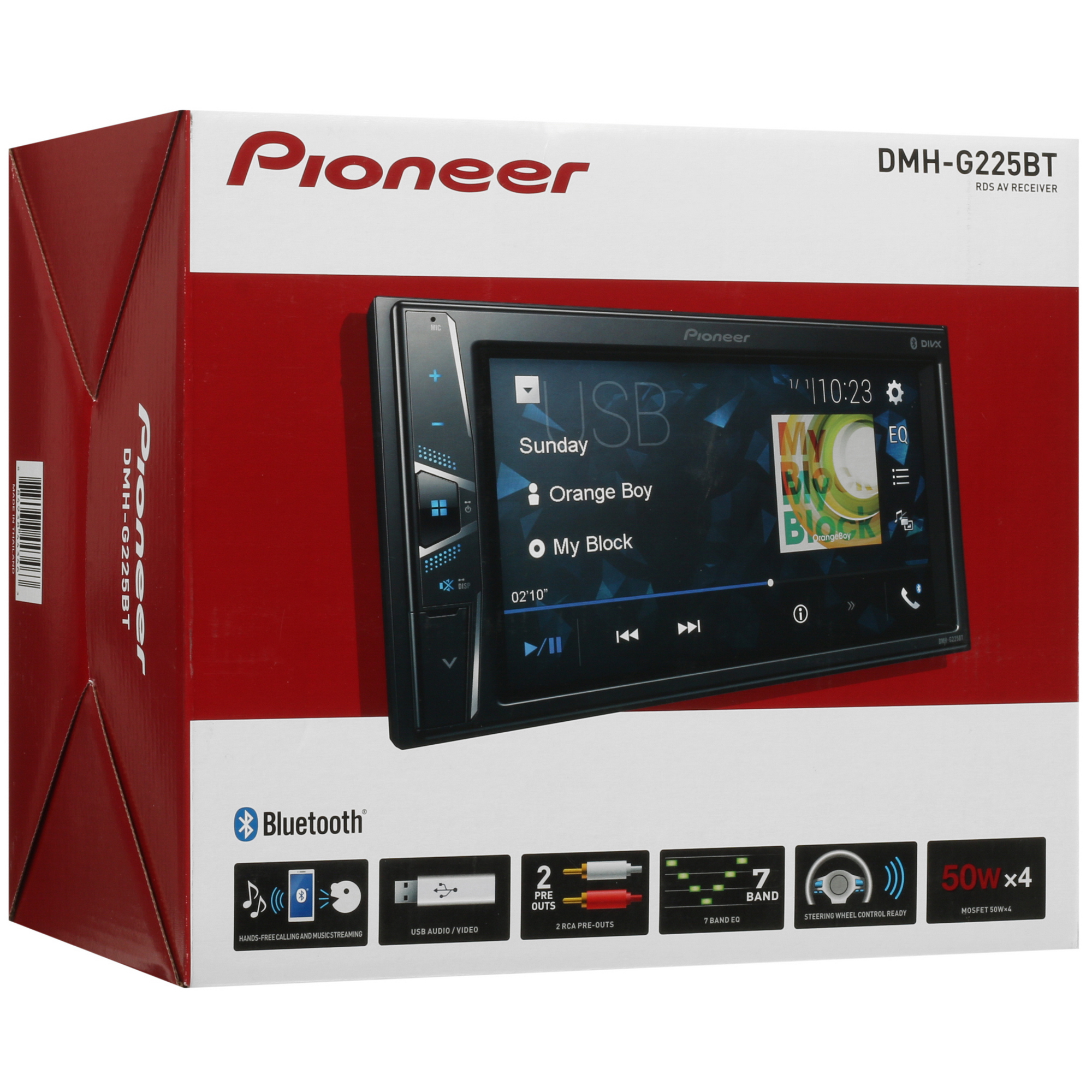 5088350 Автопроигрыватель Pioneer DMH-G225BT STDN-0065604 - Вид №8