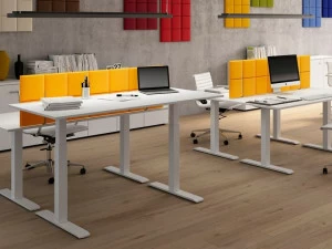 CUF Milano Перегородка стола из звукопоглощающей ткани Tetrix