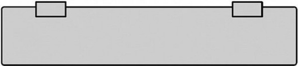 B1616.NM Полочка DESIGN стеклянная COLOMBO LOOK Colombo Design - Вид №1
