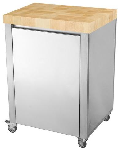 JOKODOMUS Отдельностоящий кухонный модуль из нержавеющей стали и дерева Cun sun-id-1365077 - Вид №2