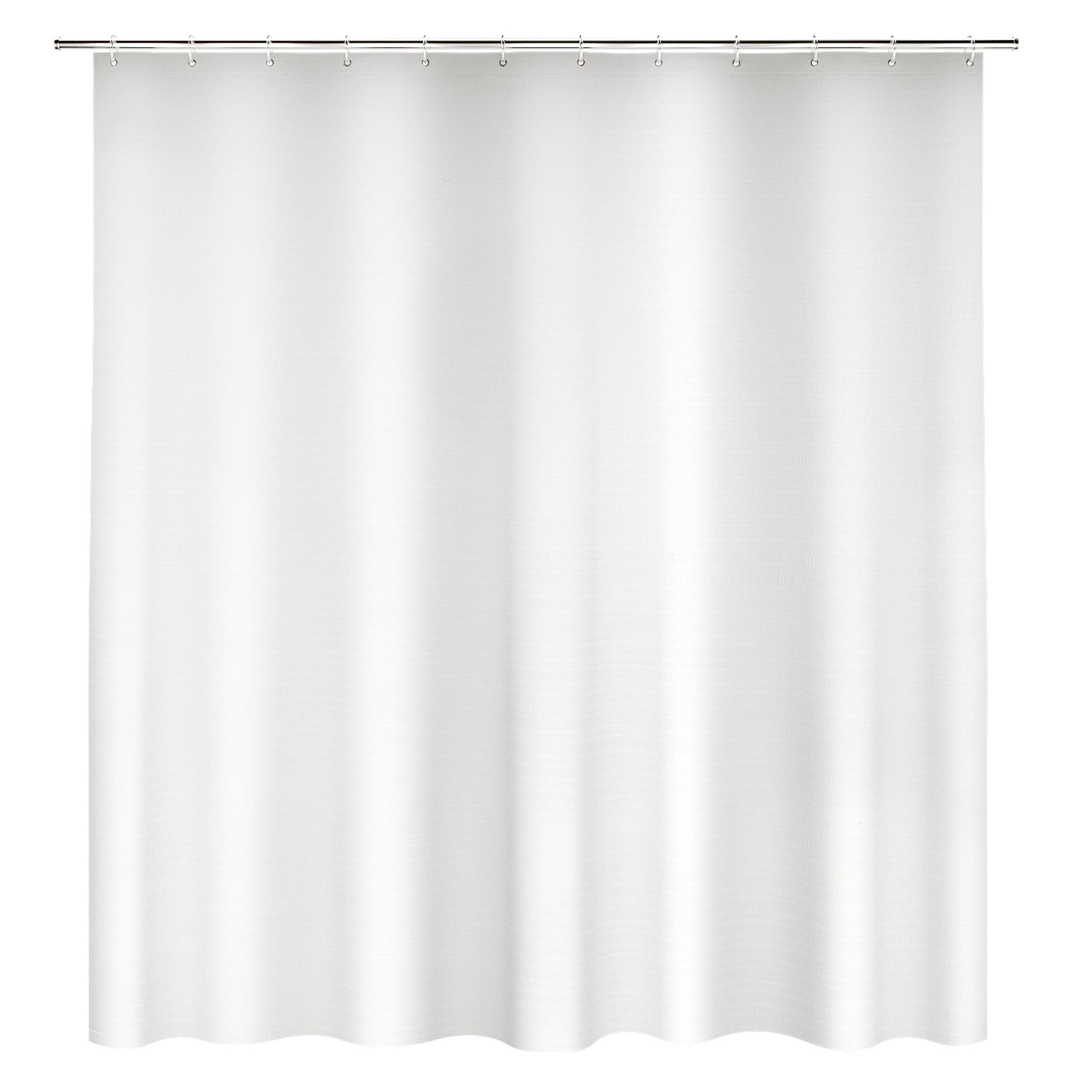 85200832 Шторка для ванной комнаты Lemer Elit 180x200 см полиэстер цвет белый нет Santreyd  - Вид №1