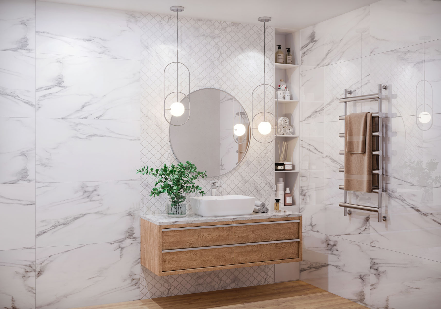 Великолепие мрамора в каждой детали STP-ST514 INCOLOR Palacio - Вид №3