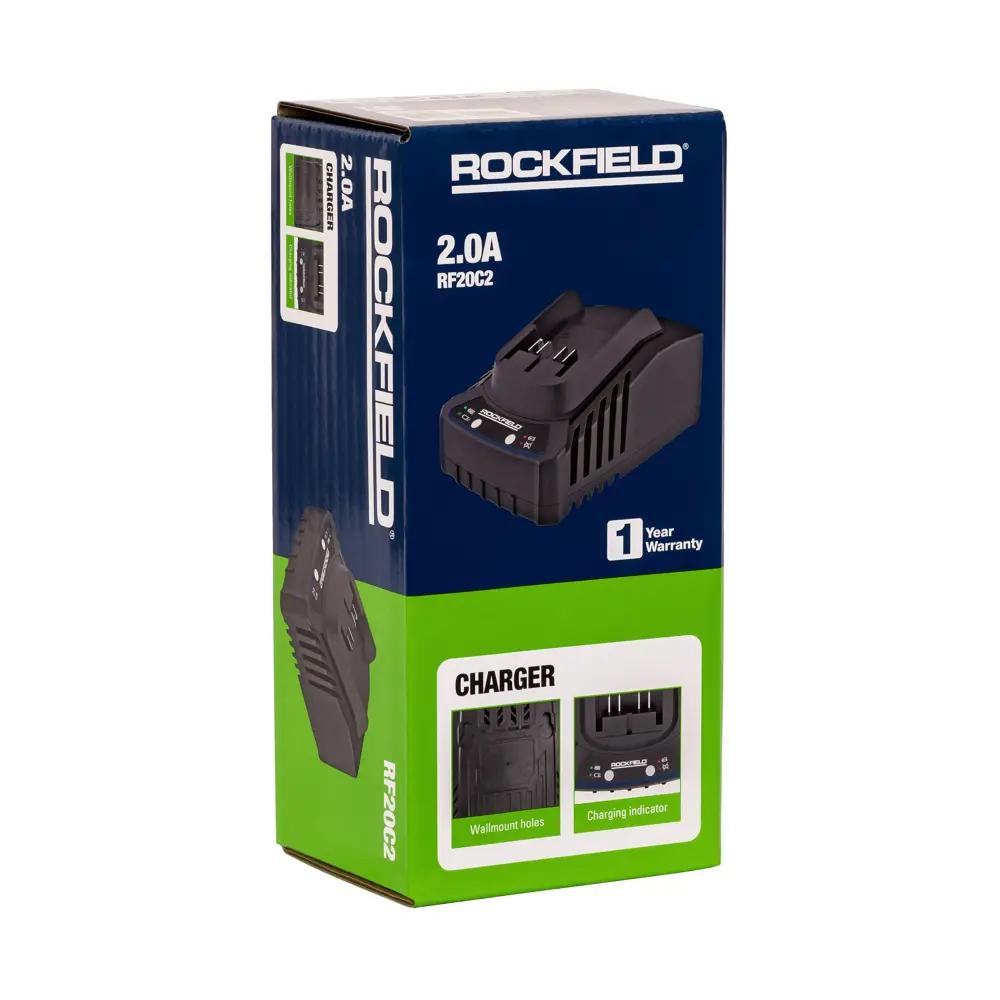 Зарядное устройство Rockfield RF20C2 для аккумуляторов 20В 89366420 STLM-1493314 - Вид №5
