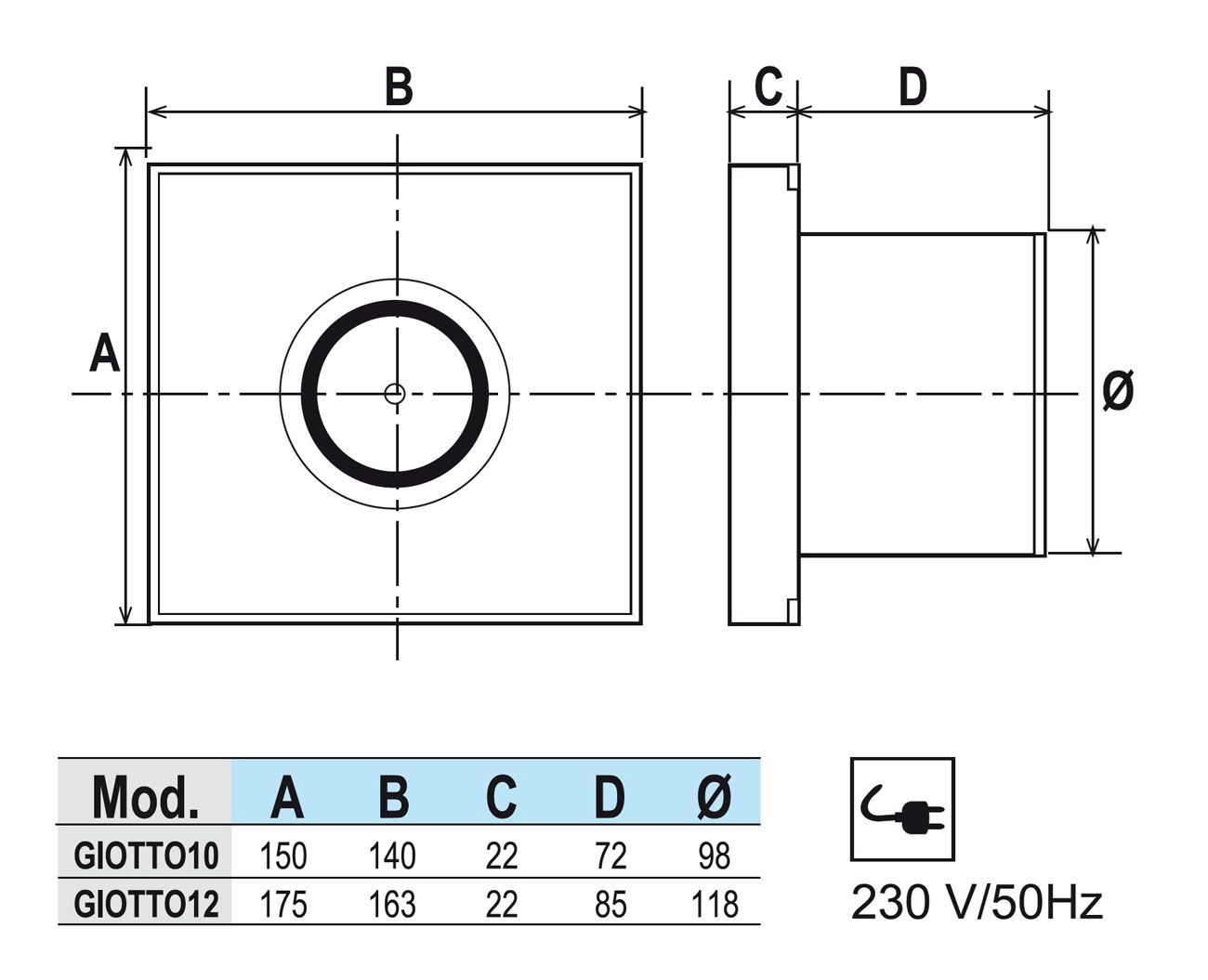 Настенный спиральный аспиратор First Corporation вентиляция ARCH-00080049 - Вид №4