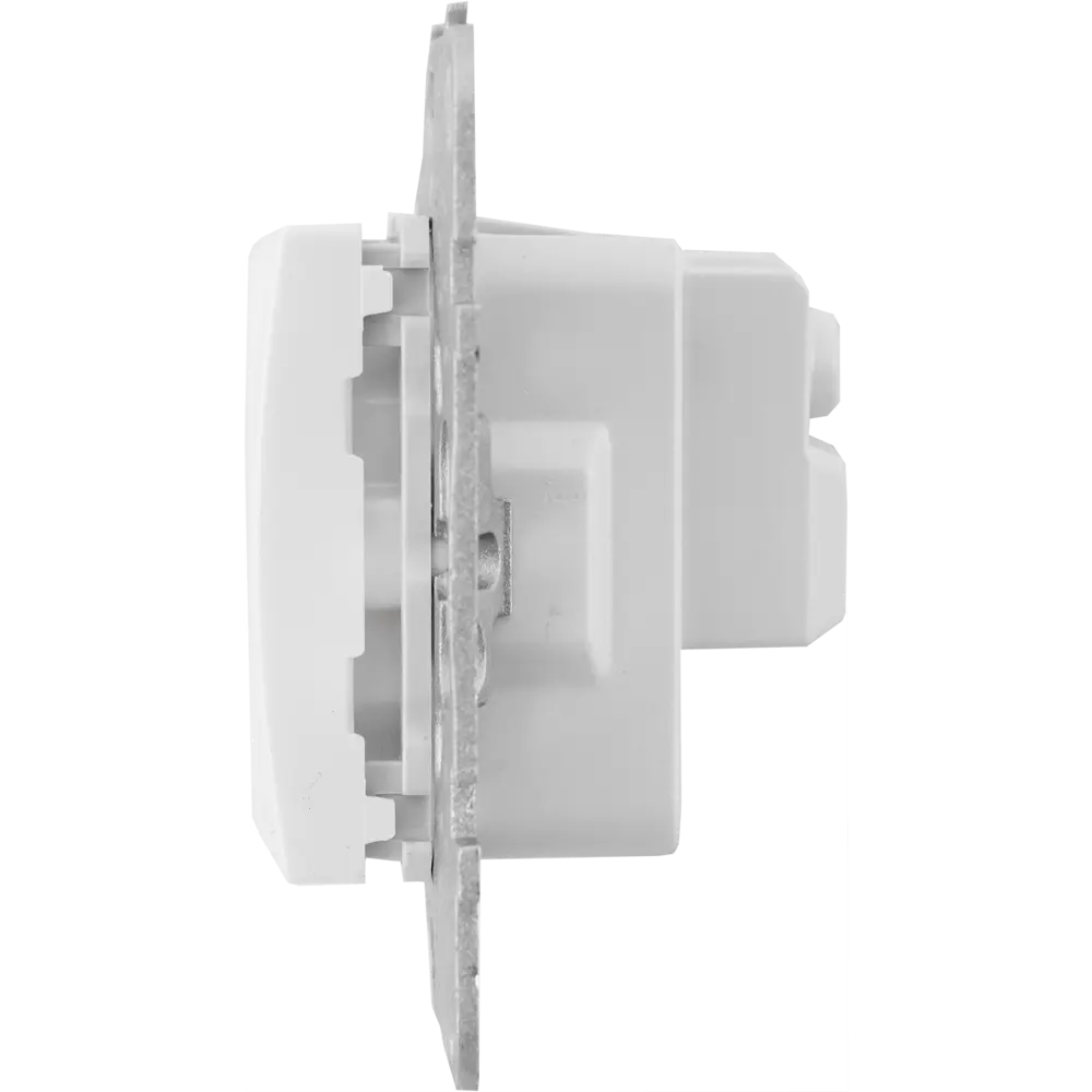 Розетка встраиваемая Systeme Electric Unica с заземлением, цвет белый 10156332 STLM-2020410 - Вид №3
