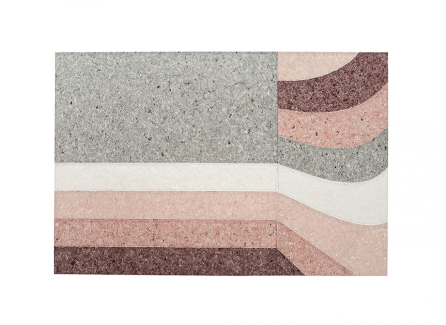 072821 Ковер Curve Burgundy GAN Nuances - Вид №1