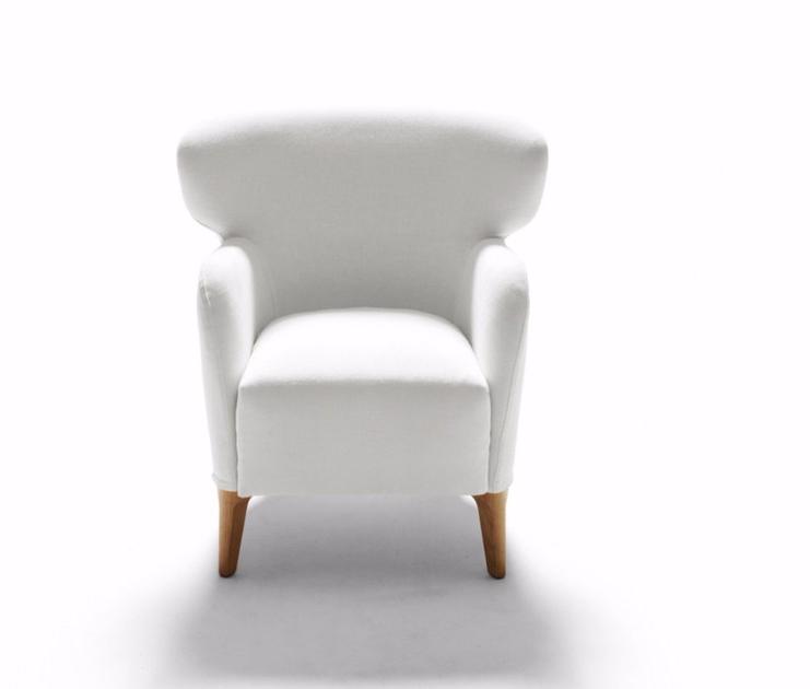 DE PADOVA Кресло с обивкой из ткани с подлокотниками sun-id-1430734 - Вид №1