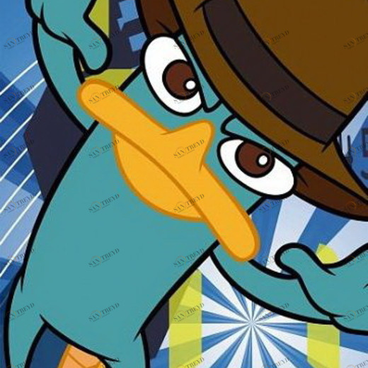 1-468-Agent-P- Фотообои Komar Disney 2.02х0.73 м 1468AGENTP