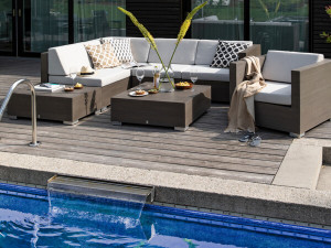 98.00.0911 Набор для отдыха Long Island из 17 предметов - включая большую лаунж-группу и стол Mbm