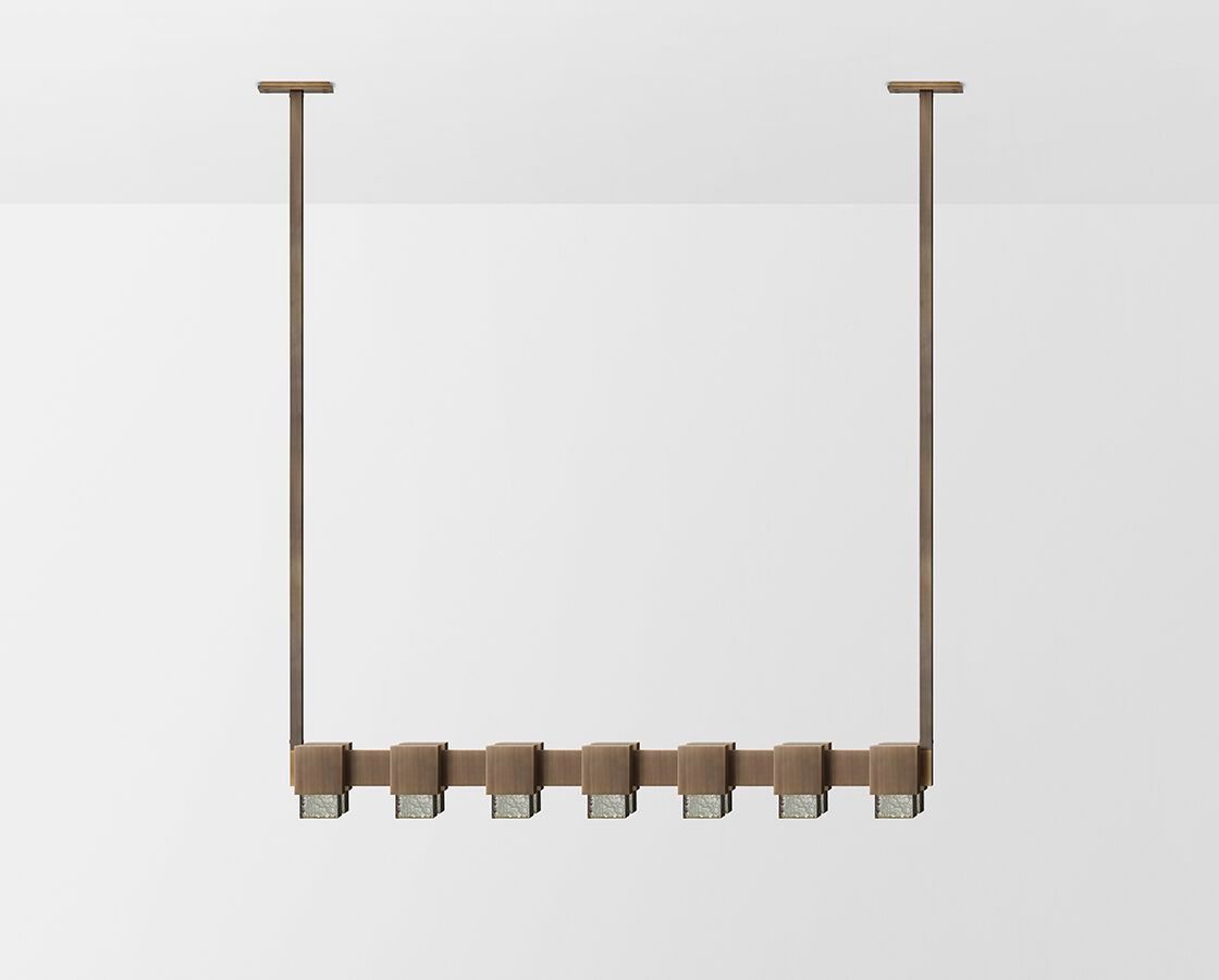 Металлический светодиодный подвесной светильник Articolo Studios куб ARCH-00045531 - Вид №5