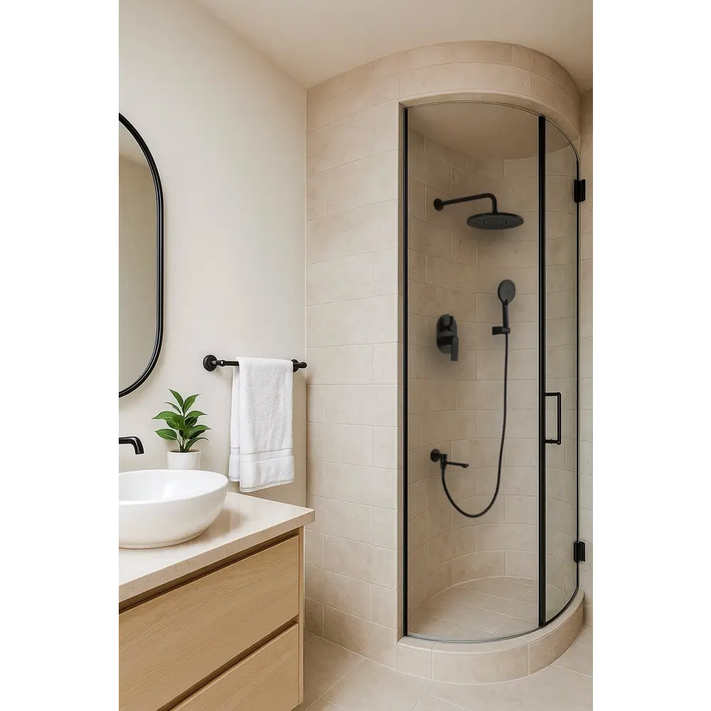 Настенный полотенцедержатель Eltoni цвет черный Santreyd STLM-2152359 - Вид №7