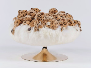 Полиэстер круглый пуф