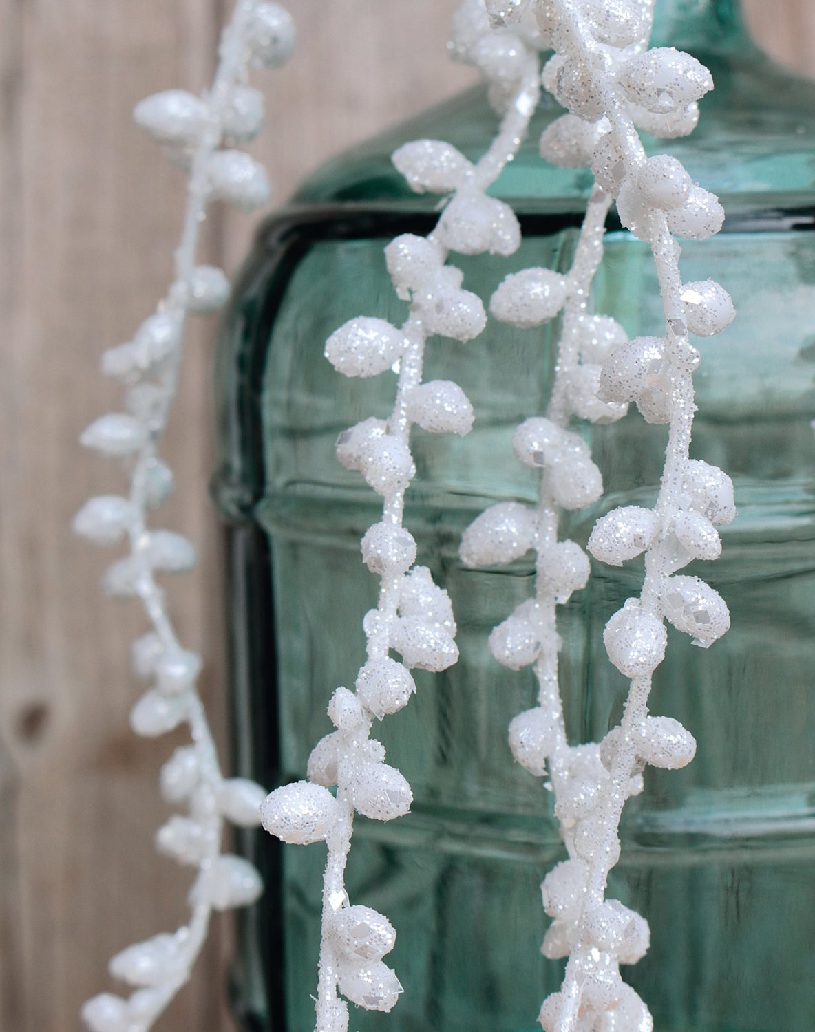 1076 777 a3 Искусственная гирлянда, 73 см, белая H-andreas  - Вид №2