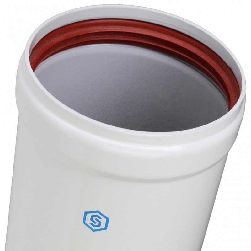 Труба дымохода STOUT DN80 L 315-370мм телескопическая SCA0080010375 - Вид №2