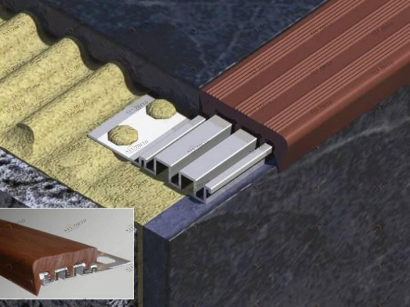 EMAC Italia Ступенчатый выступающий профиль из алюминия и пвх Novopeldaño® sun-id-1420452