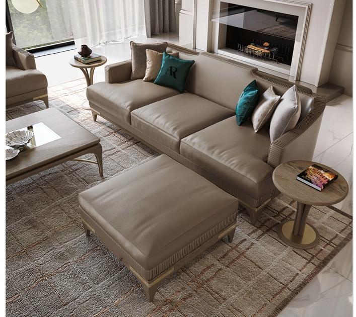 A.R. Arredamenti 3-х местный кожаный диван Alexander A83 - Вид №4