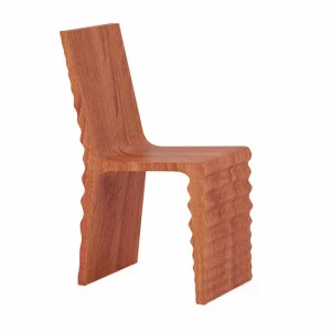 Стул деревянный 85х57 см сапеле Wave ODINGENIY ДИЗАЙНЕРСКИЕ 178395 Оранжевый