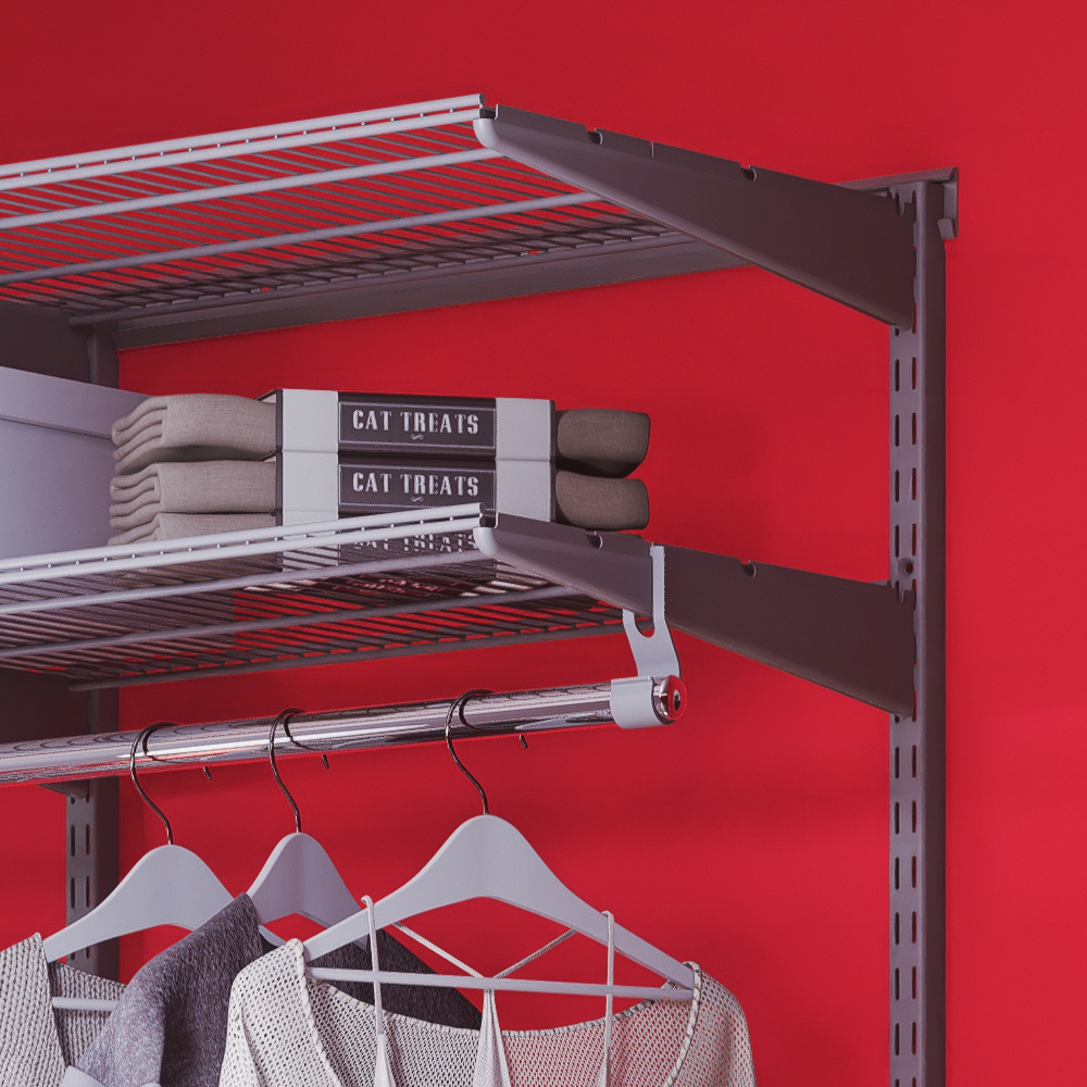 Кронштейн для перекладины , 30x30x100 мм, серый LJPS0535 Public Steel Россия  - Вид №1