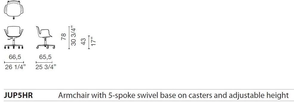 Cappellini Кресло полиэтиленовое с подлокотниками Juli sun-id-1377448 - Вид №32