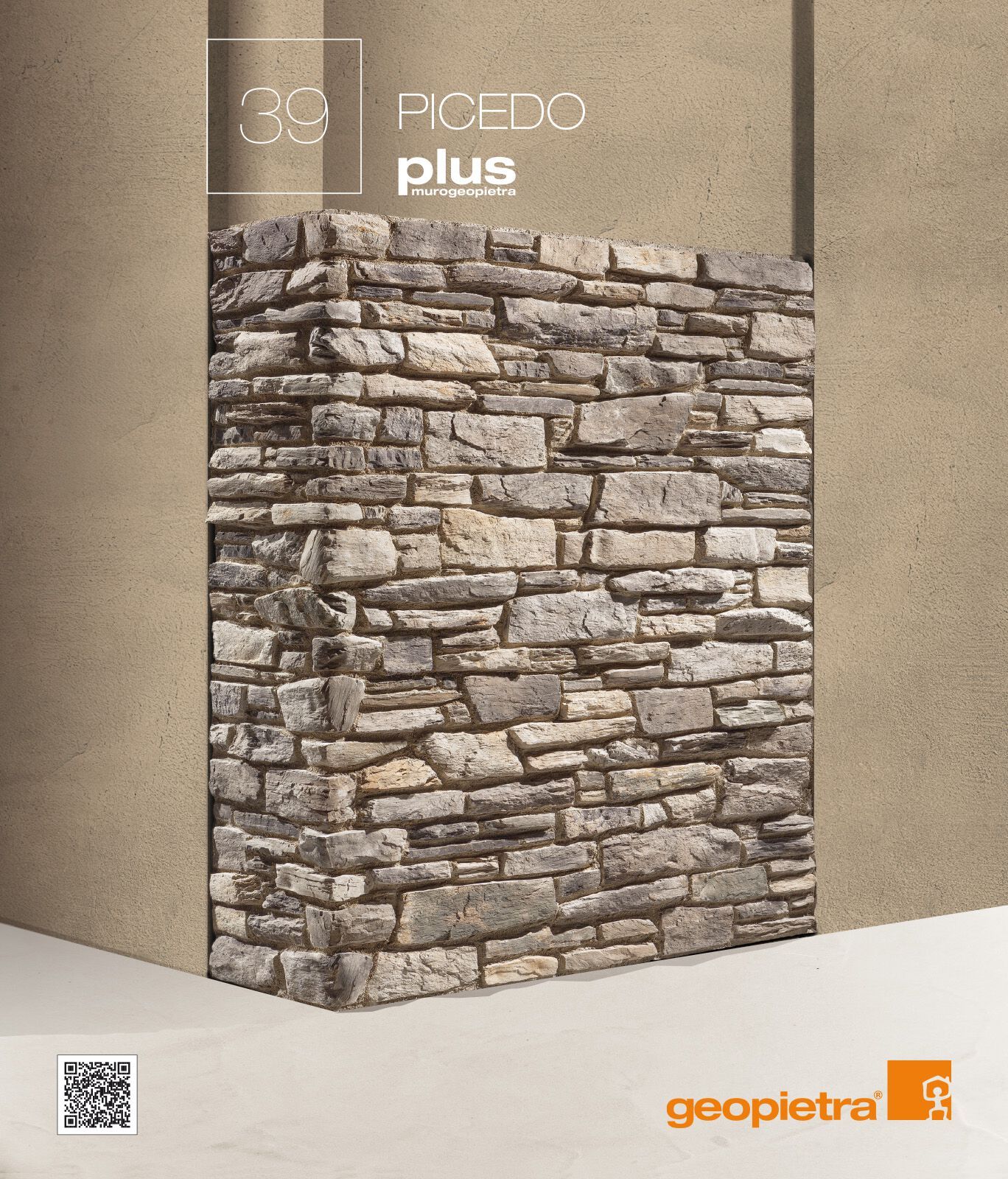 Реконструированная каменная облицовка GEOPIETRA® чешуйчатый профиль ARCH-00127435 - Вид №1