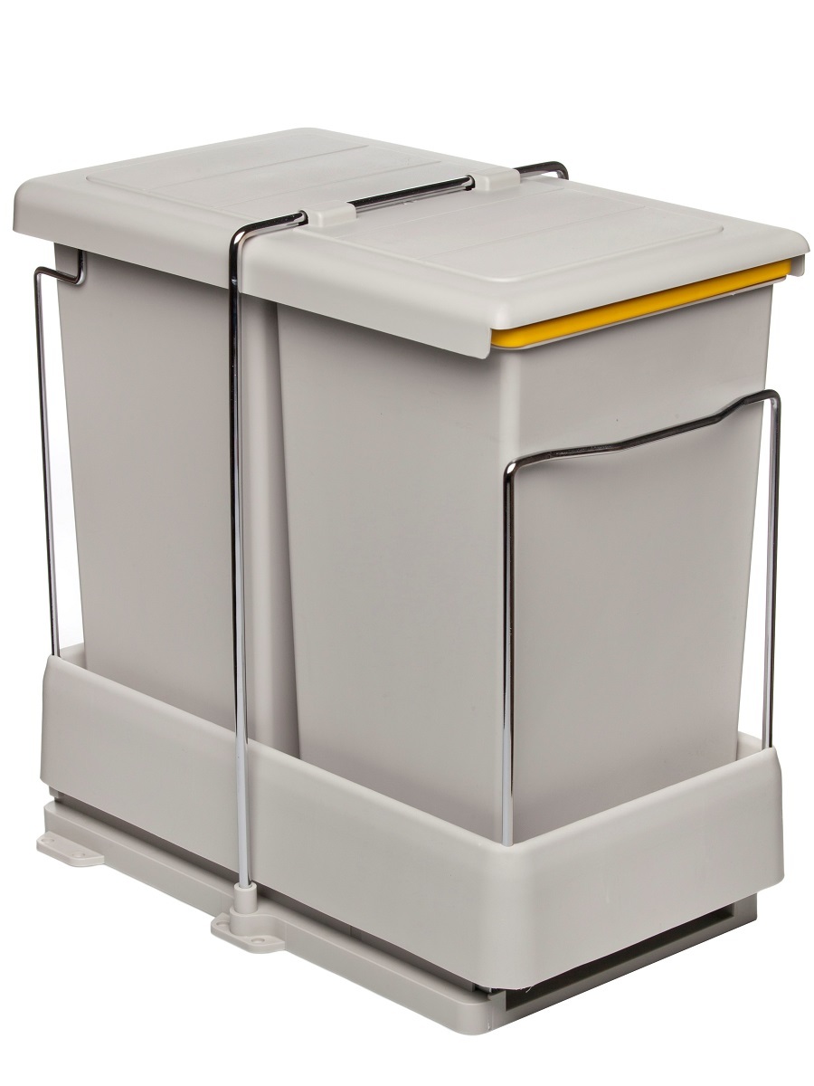 Контейнер для мусора на дверцу Gamma 400/28 Light Grey NAVAKO 10014 - Вид №1