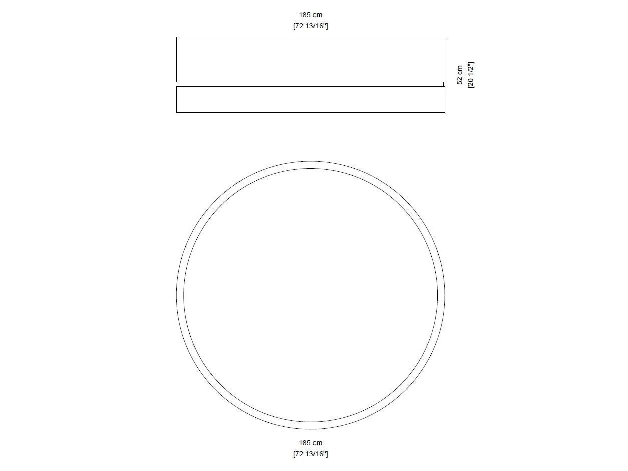 Круглая ванна из натурального камня Davani Parallel ARCH-00080767 - Вид №5