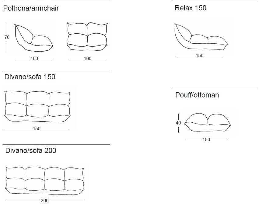 Giovannetti Модульный диван со съемным чехлом sun-id-1384868 - Вид №2