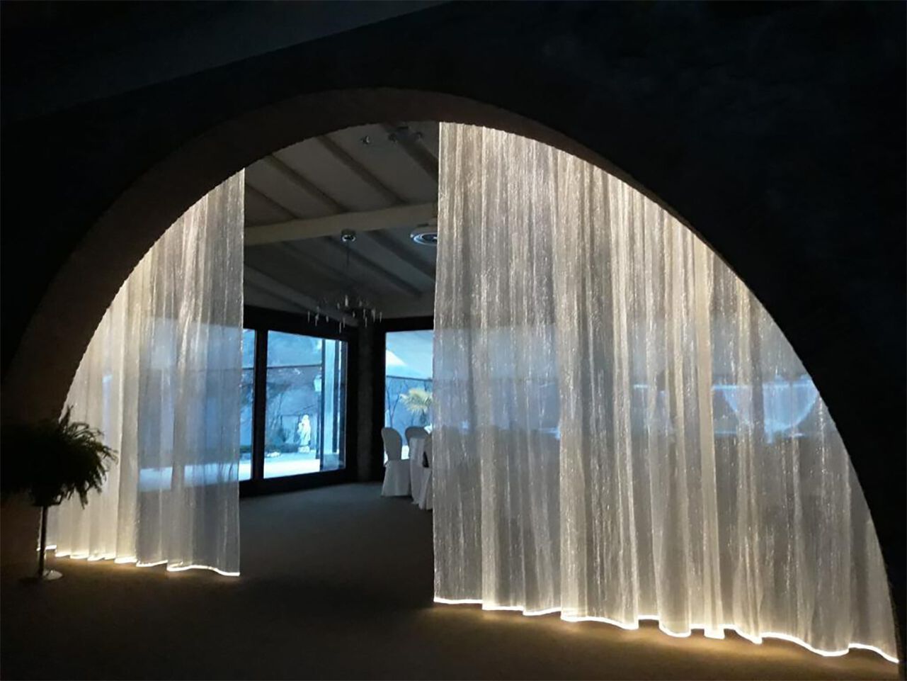 Светящаяся ткань с оптическим волокном для штор DREAMLUX® Tende ARCH-00147176 - Вид №6