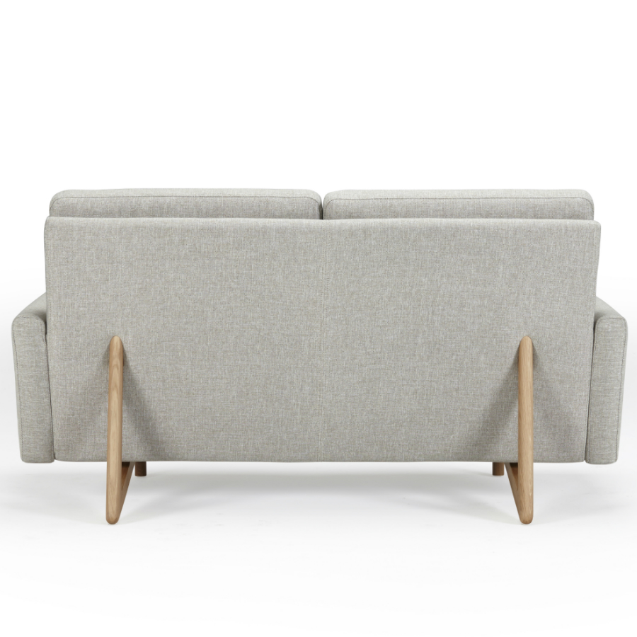 Диван двухместный Egsmark с мягкими подлокотниками, лакированный дуб, темно-песочный Kragelund 20002202244 - Вид №6