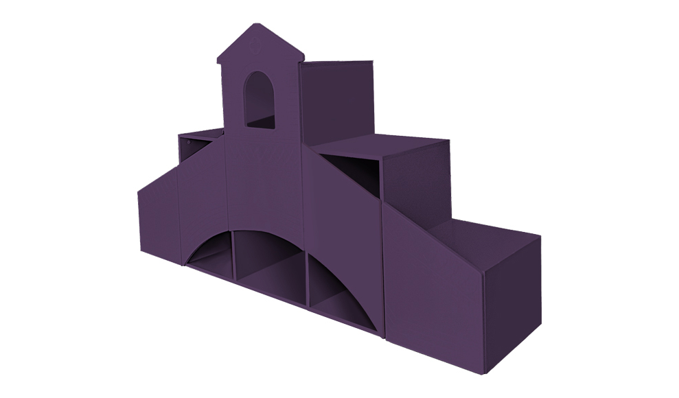 Детский стеллаж-мост "Венеция" МАНДАРИН ВЕНЕЦИЯ 178661 Красный Santreyd - Вид №2