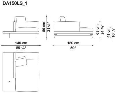 B&B Italia 3-х местный тканевый диван Dock sun-id-1376507 - Вид №103