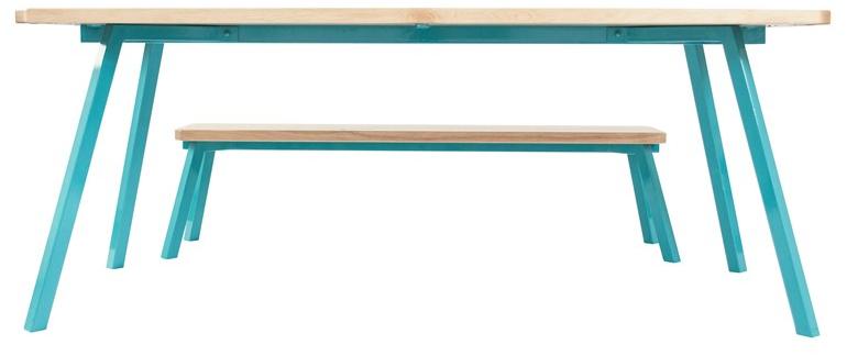 Askia Прямоугольный стол из стали и дерева Myway 1.t01.ok - Вид №9