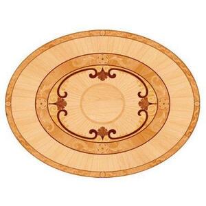 Художественный паркет Da Vinci Розетка 26-147 Дуб Селект (Гладкая) х1000диаметр мм.