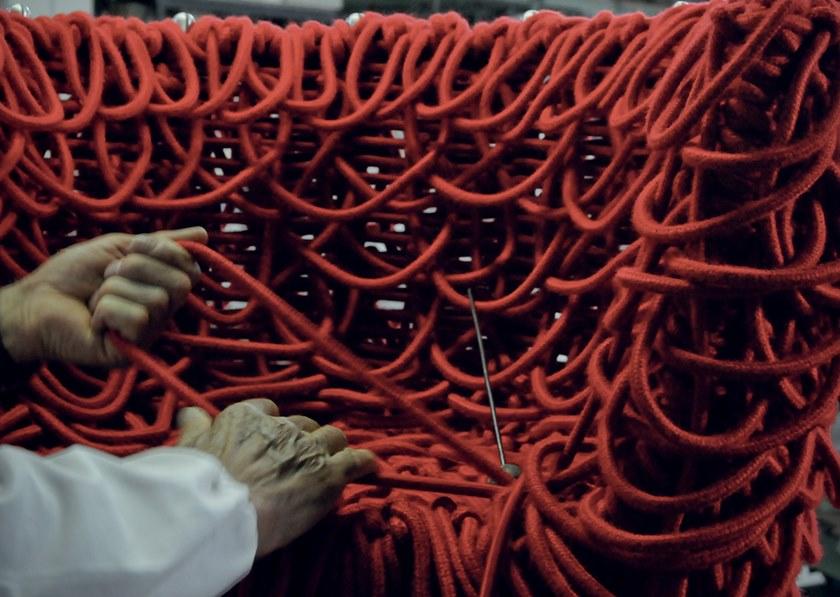 edra Стальное кресло, обитое хлопковой веревкой  Ctv010  - Вид №6