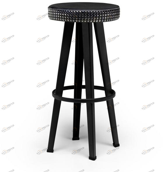 Moroso Высокий деревянный табурет с кожаным сиденьем sun-id-1353397