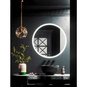 Зеркало для ванной Omega Glass Тип 3 SD973 с подсветкой 90 см круглое