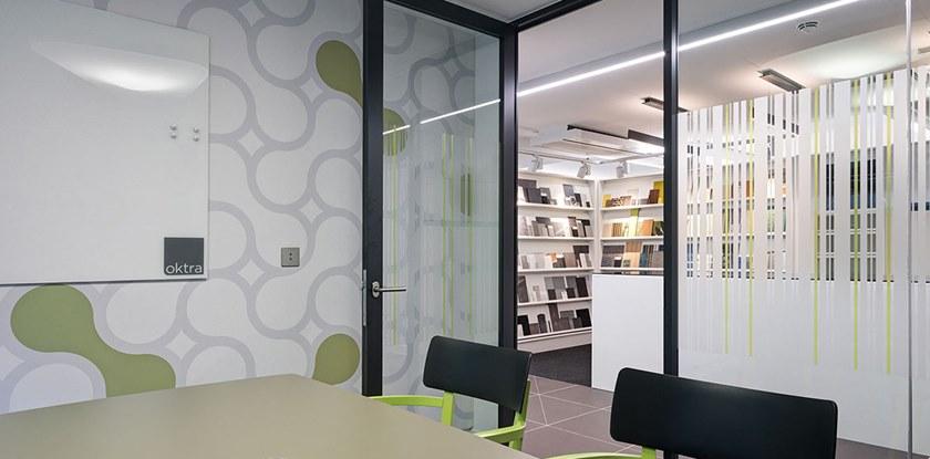 Elitable Стеклянная звуконепроницаемая сдвижная стена для офиса Unika sun-id-1362479 - Вид №10