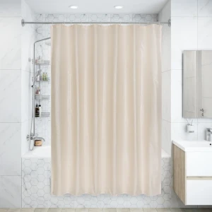 Штора для ванной комнаты «La perla» 180х200 см цвет бежевый 15478349 STLM-2057532