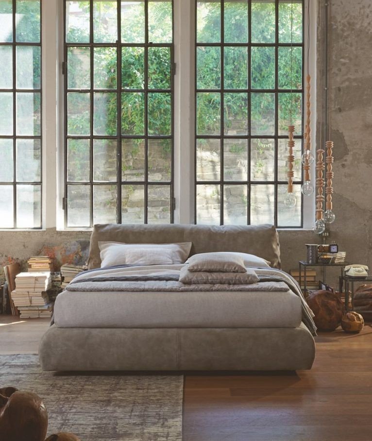 Кровать двуспальная 160х200 серая Sharpei DORELAN SHARPEI 052401 Коричневый  - Вид №8