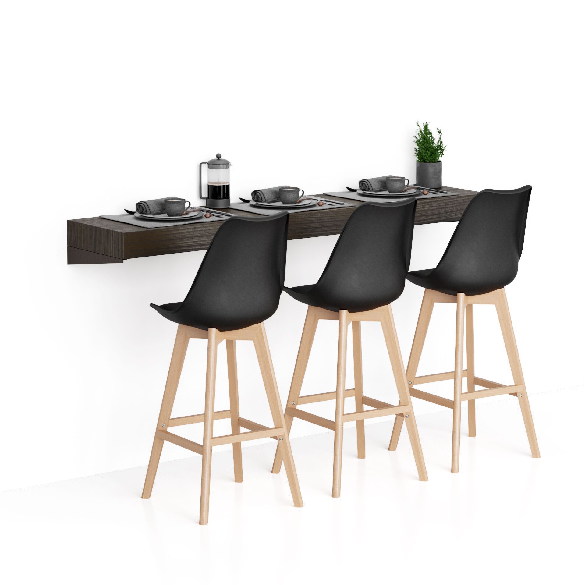 Высокий настенный стол из меламинированного дерева Mobili Fiver Evolution ARCH-00019879 - Вид №14