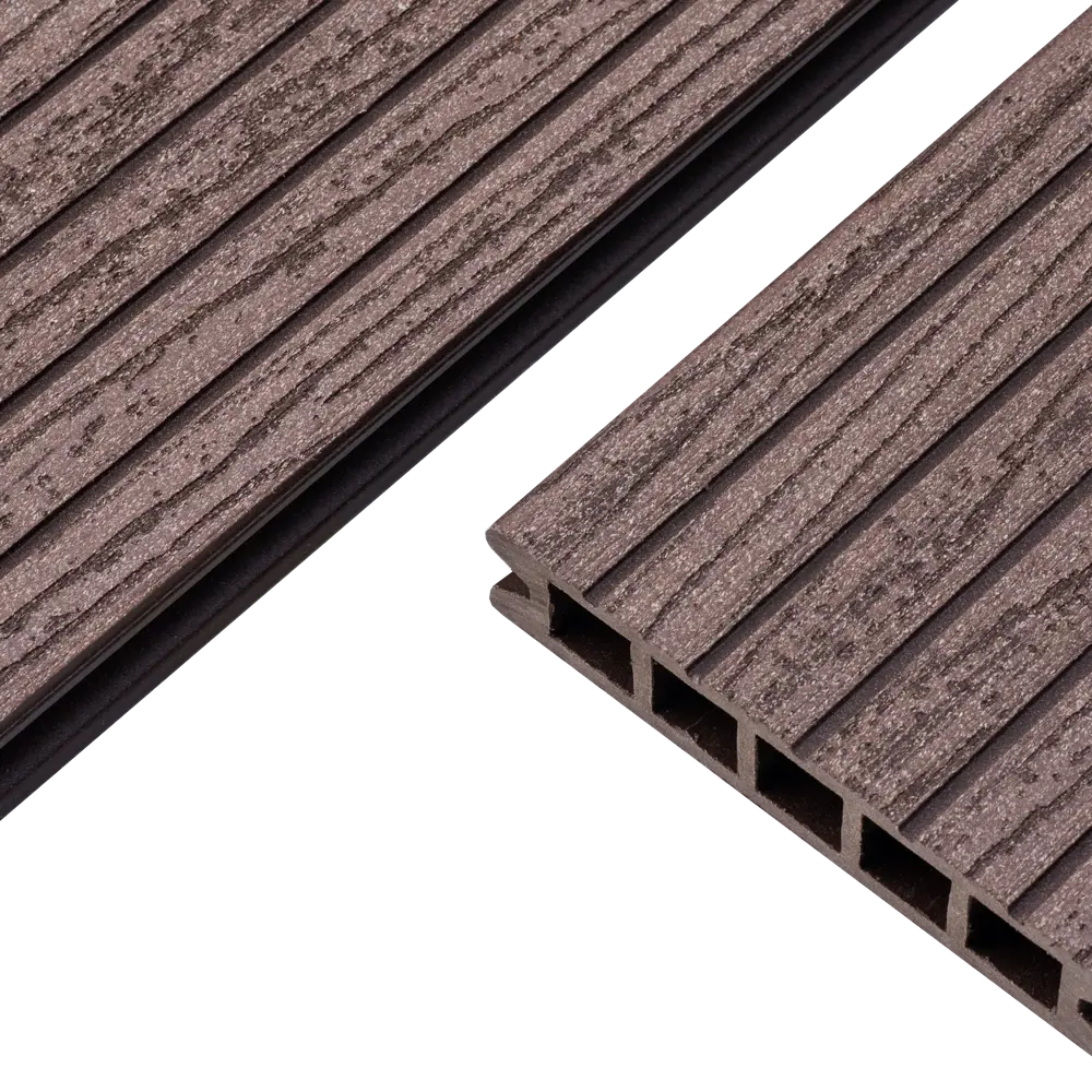 Террасная доска ДПК MultiDeck цвет венге 3000х150х27 мм 0.45 м² 82736256 STLM-2147032 МУЛЬТИДЕК  - Вид №1