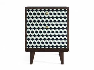 Прикроватная тумбочка дизайнерская темный дуб Thimon THE IDEA  210297 Коричневый