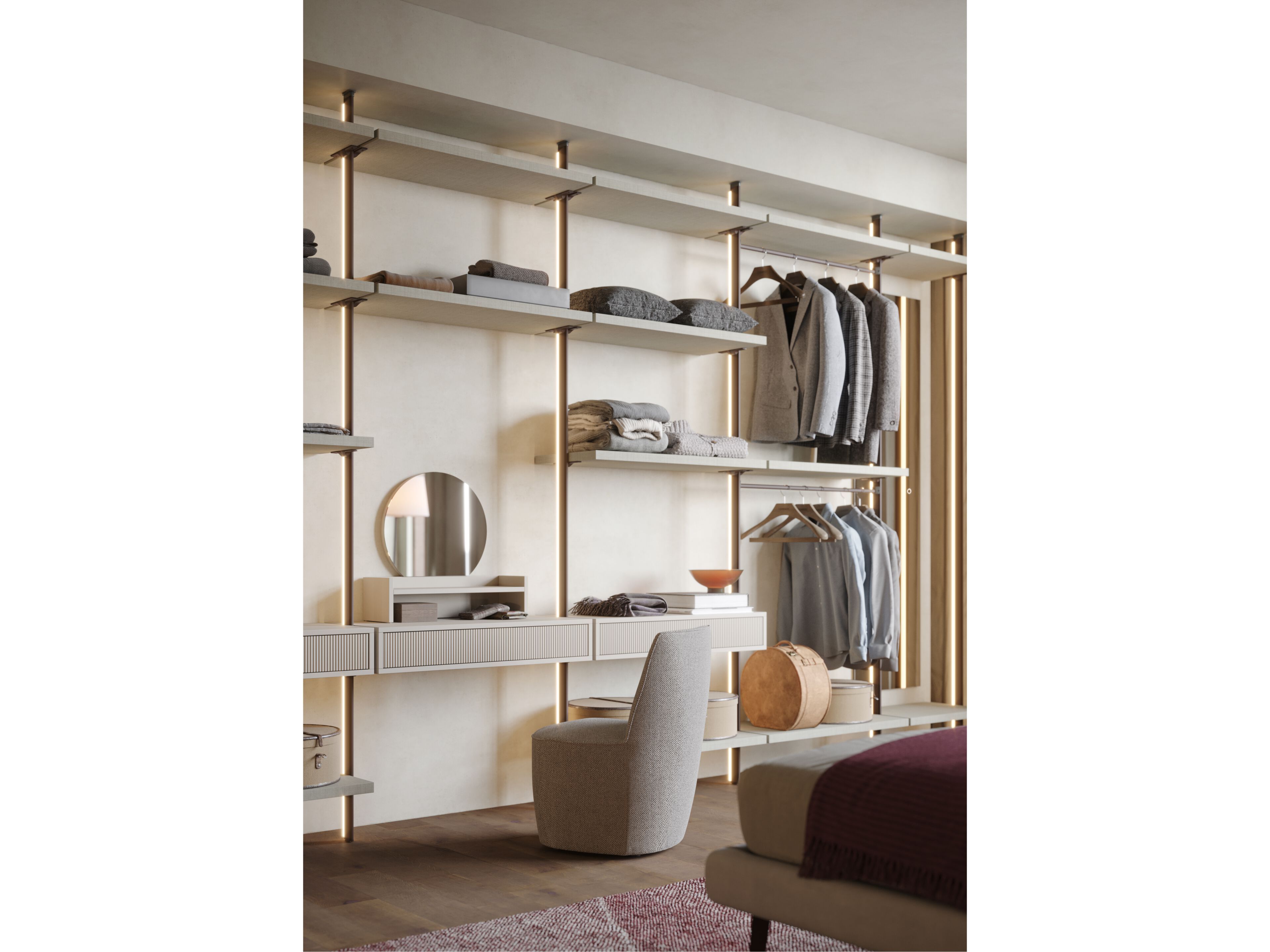 Встроенные гардеробные Giessegi богини красоты ARCH-00130610 - Вид №1