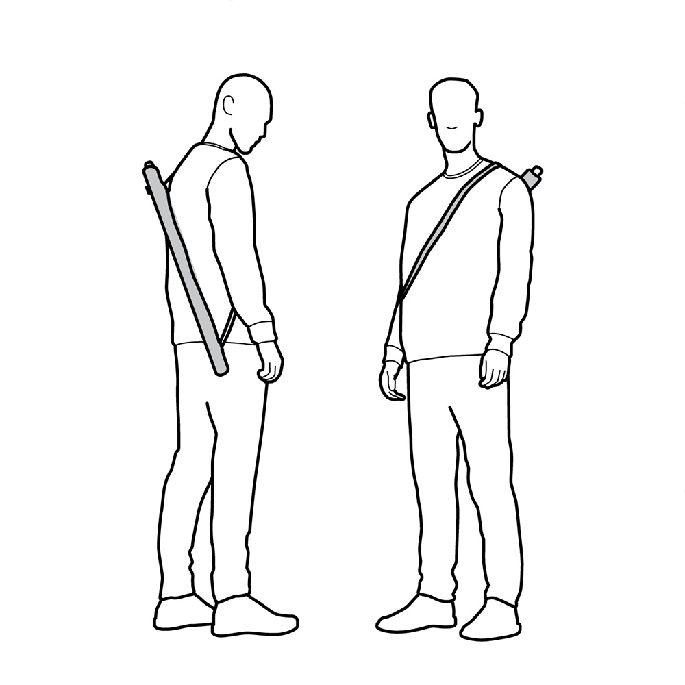 2011046 Зонт-трость ° original pure black SENZ  - Вид №12