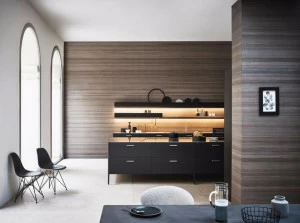 Cesar Лакированная кухня с островом Unit