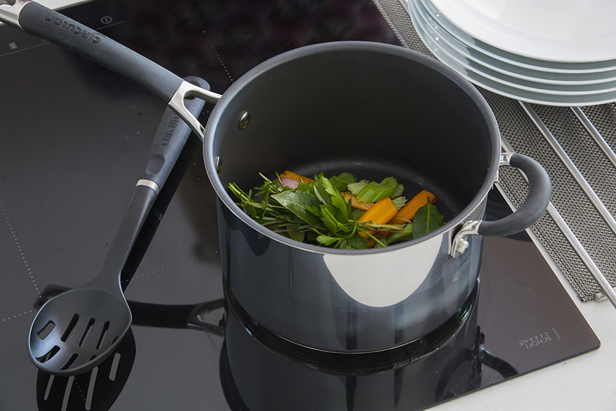 Набор из 4 сотейников и 1 сковороды Momentum нержавеющая сталь Circulon R78053 - Вид №2