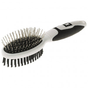 ПР0047507 Расческа-щётка для собак и кошек GRO 5762 Premium двойная FERPLAST